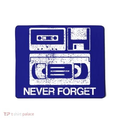 Cassette Floppy Disk Retro Never Forget Meaningful Gift Mousepad