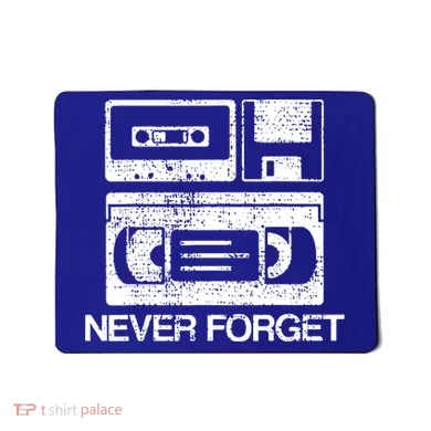 Cassette Floppy Disk Retro Never Forget Meaningful Gift Mousepad