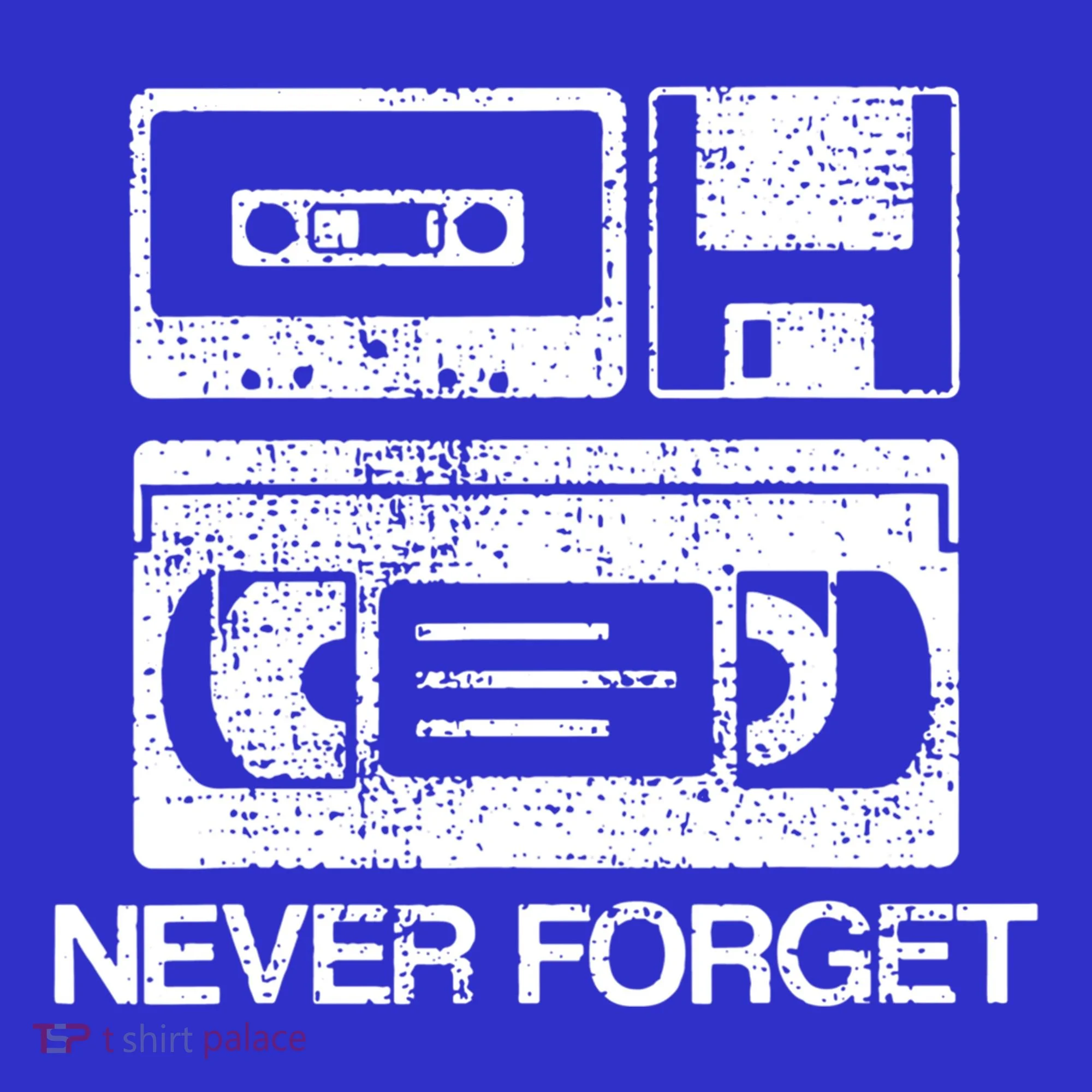 Cassette Floppy Disk Retro Never Forget Meaningful Gift Kids T-Shirt