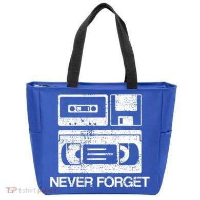 Cassette Floppy Disk Retro Never Forget Meaningful Gift Tote Bag