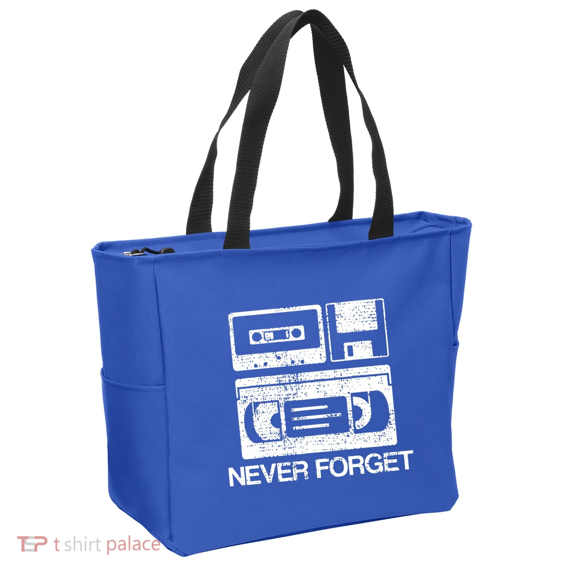 Cassette Floppy Disk Retro Never Forget Meaningful Gift Tote Bag