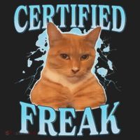 Certified Freak Eat Cement Cursed Cat Beanie thumb 2