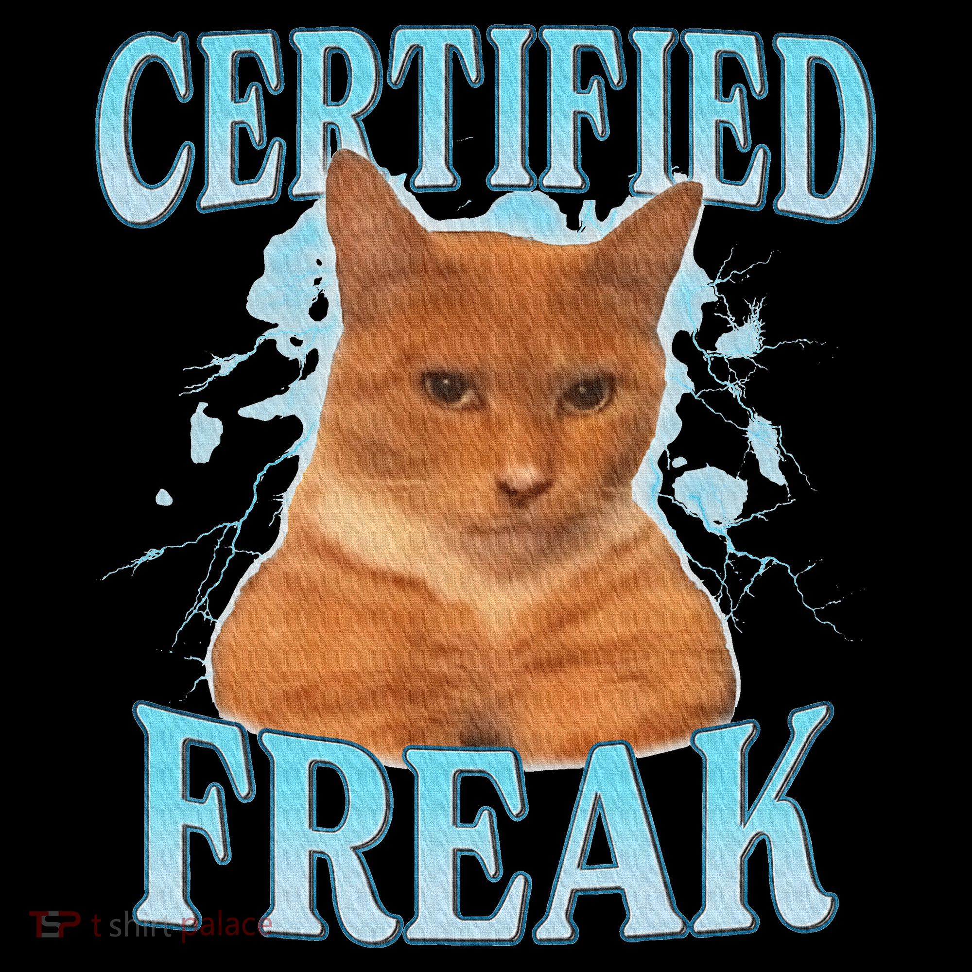 Certified Freak Eat Cement Cursed Cat Pajama Set