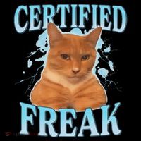 Certified Freak Eat Cement Cursed Cat Women's Hoodie thumb 2