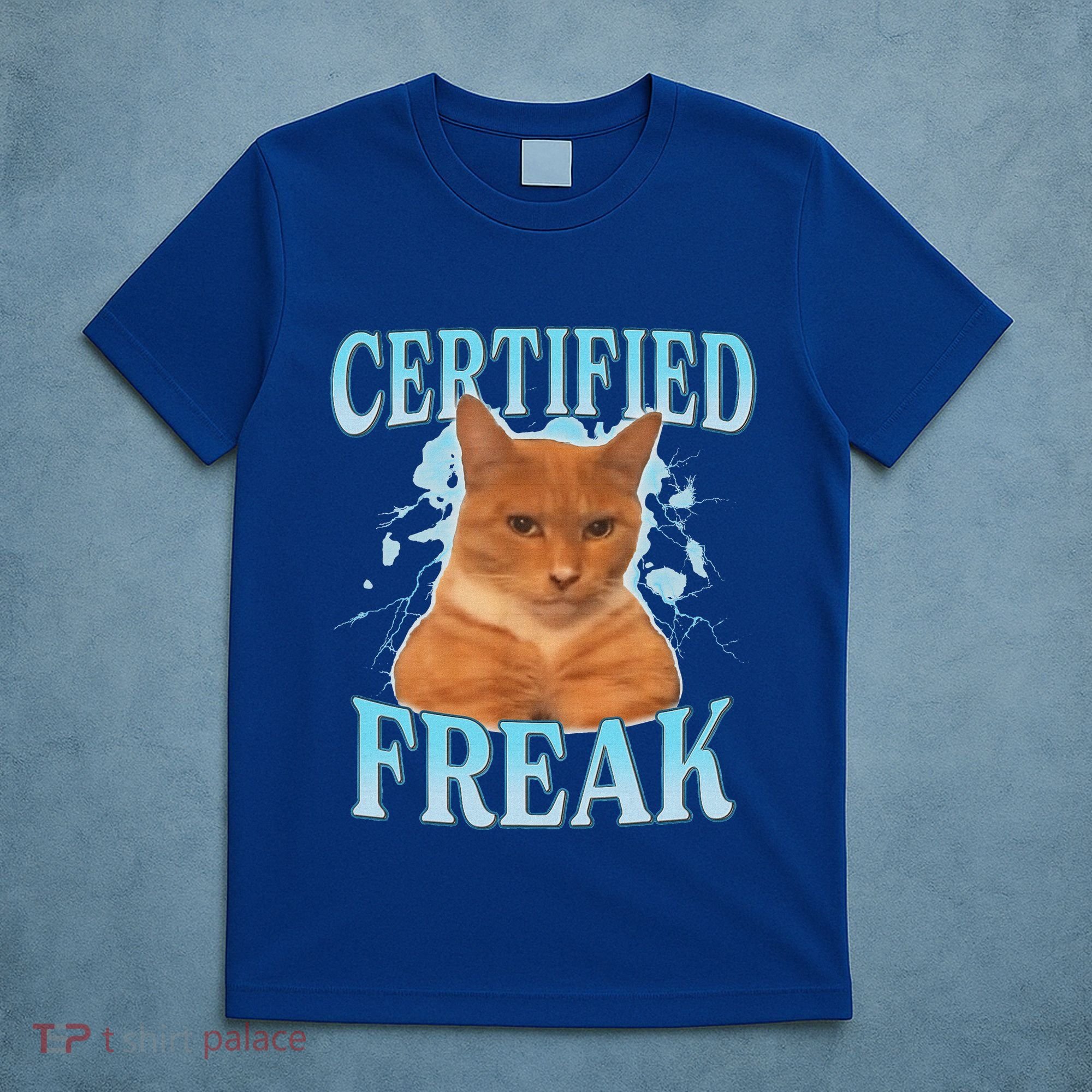 Certified Freak Eat Cement Cursed Cat T-Shirt