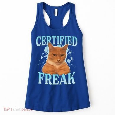 Certified Freak Eat Cement Cursed Cat Women's Tank Top