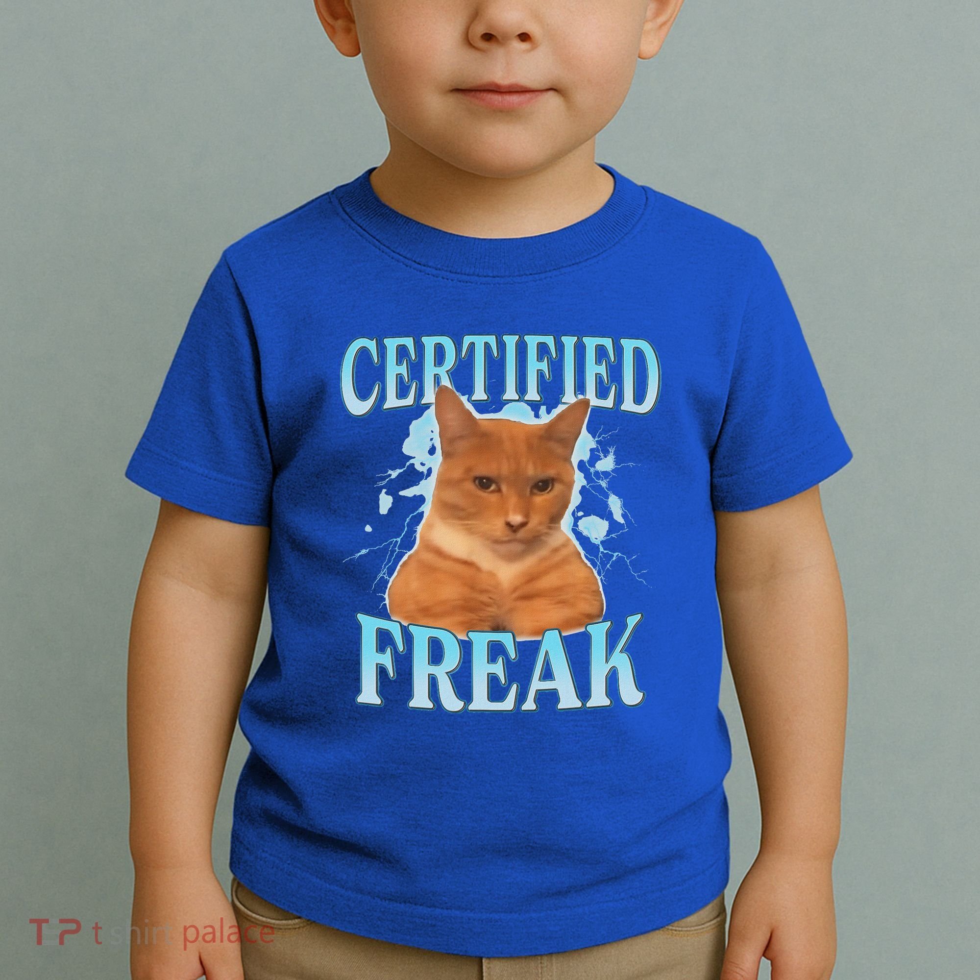 Certified Freak Eat Cement Cursed Cat Toddler T-Shirt