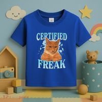 Certified Freak Eat Cement Cursed Cat Toddler T-Shirt thumb 3