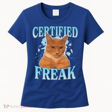 Certified Freak Eat Cement Cursed Cat Women's T-Shirt