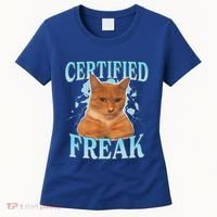 Certified Freak Eat Cement Cursed Cat Women's T-Shirt thumb 0