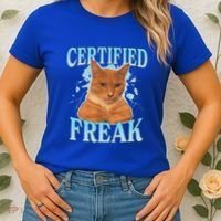 Certified Freak Eat Cement Cursed Cat Women's T-Shirt thumb 2