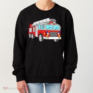 Cool Fire Engine Firetruck Firefighter Meaningful Gift Women's Sweatshirt