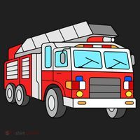 Cool Fire Engine Firetruck Firefighter Meaningful Gift Women's Sweatshirt thumb 2