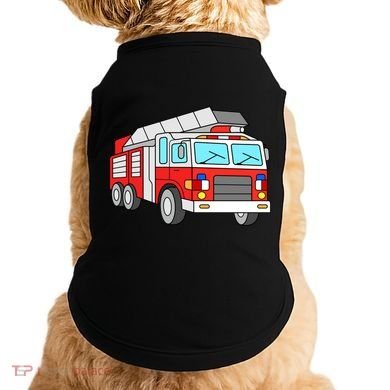 Cool Fire Engine Firetruck Firefighter Meaningful Gift Doggie Tank