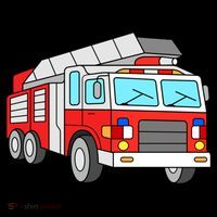 Cool Fire Engine Firetruck Firefighter Meaningful Gift Doggie Tank thumb 4
