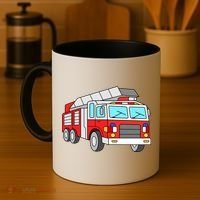 Cool Fire Engine Firetruck Firefighter Meaningful Gift Coffee Mug thumb 4