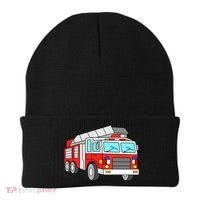 Cool Fire Engine Firetruck Firefighter Meaningful Gift Beanie thumb 0