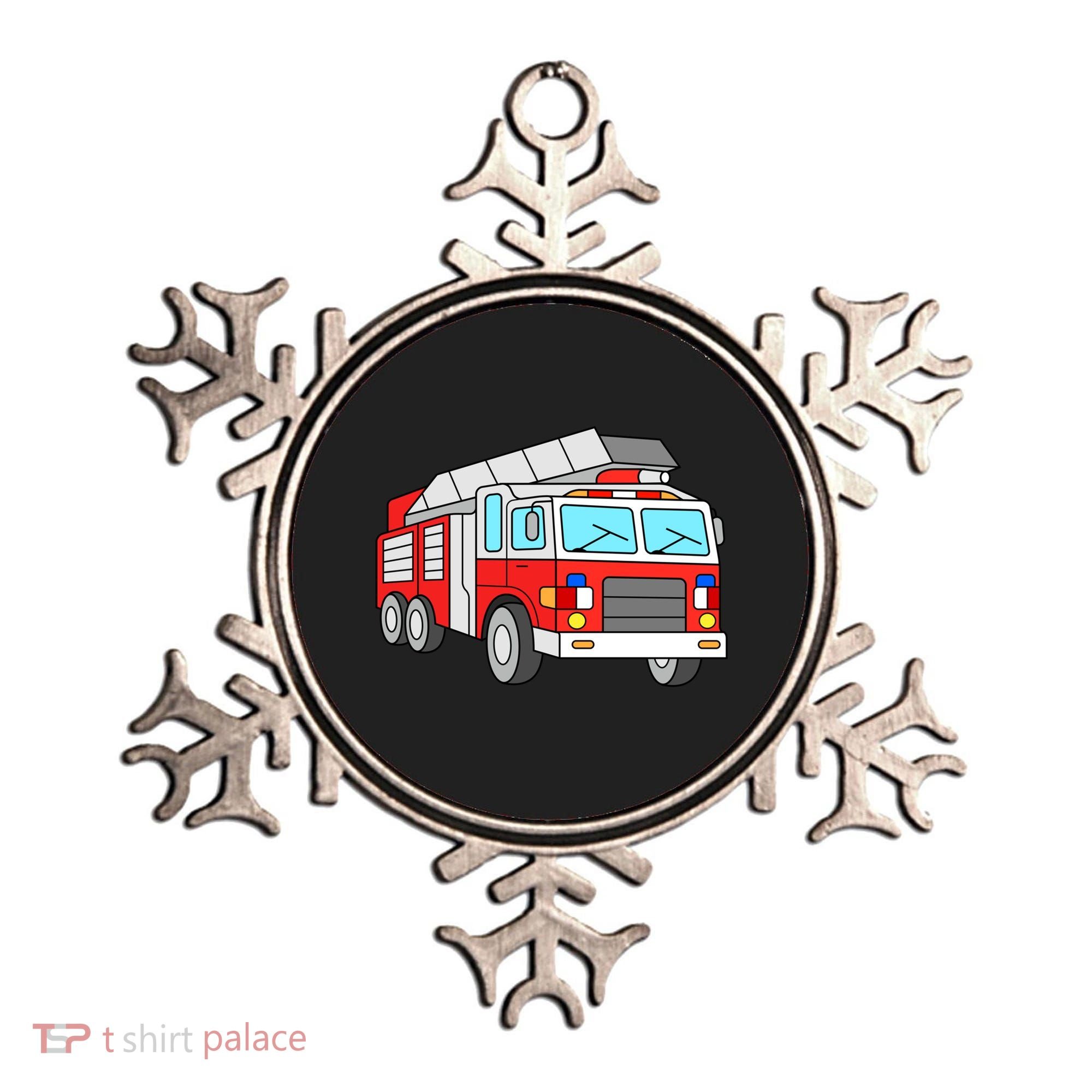 Cool Fire Engine Firetruck Firefighter Meaningful Gift Ornament