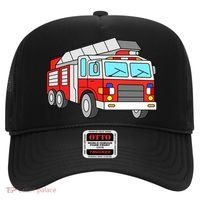 Cool Fire Engine Firetruck Firefighter Meaningful Gift Hat thumb 0