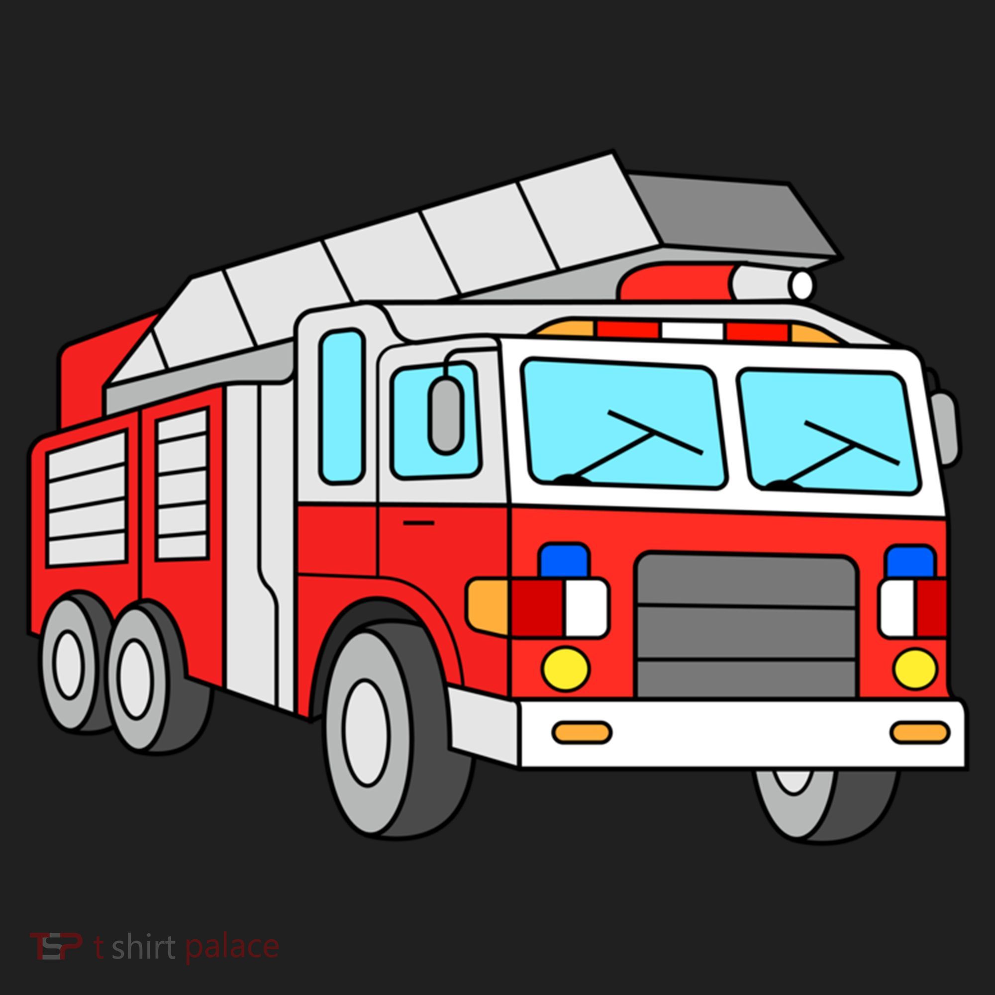 Cool Fire Engine Firetruck Firefighter Meaningful Gift Golf Towel