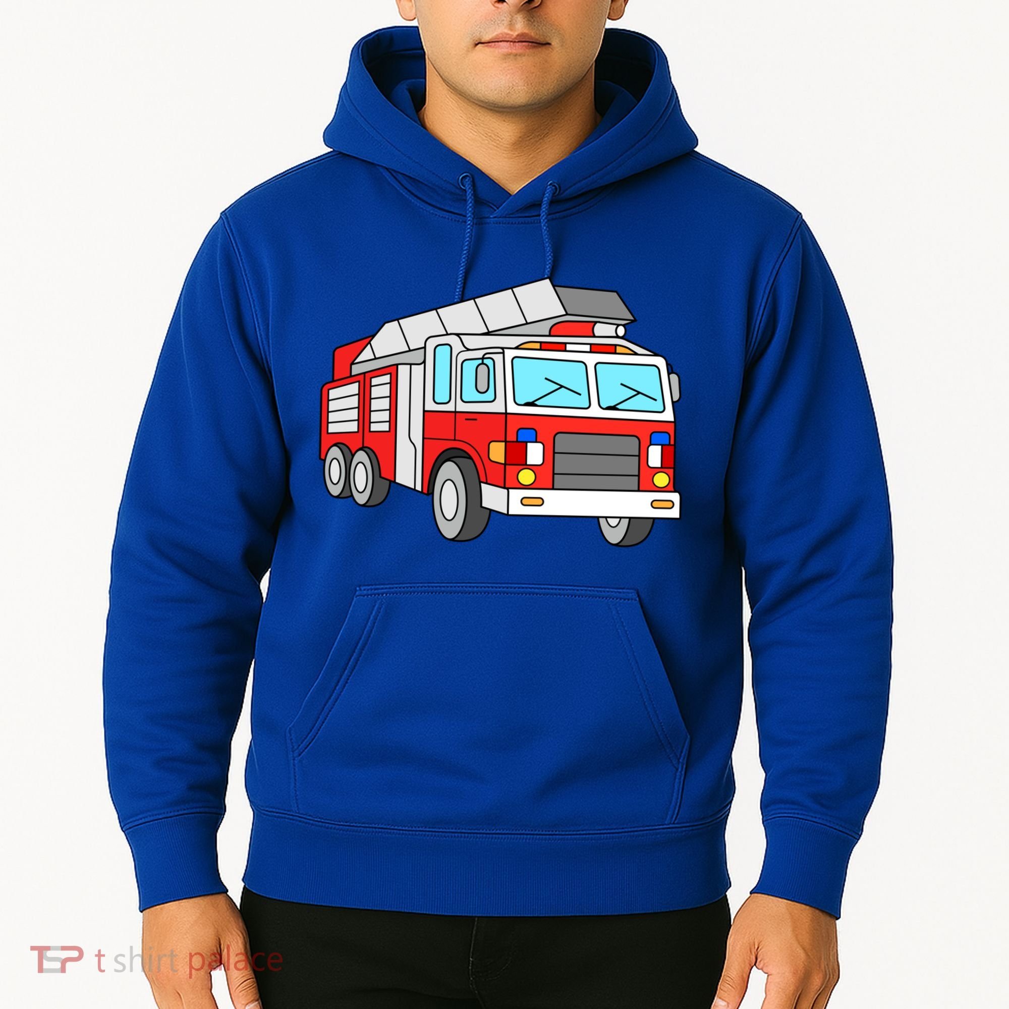 Cool Fire Engine Firetruck Firefighter Meaningful Gift Hoodie