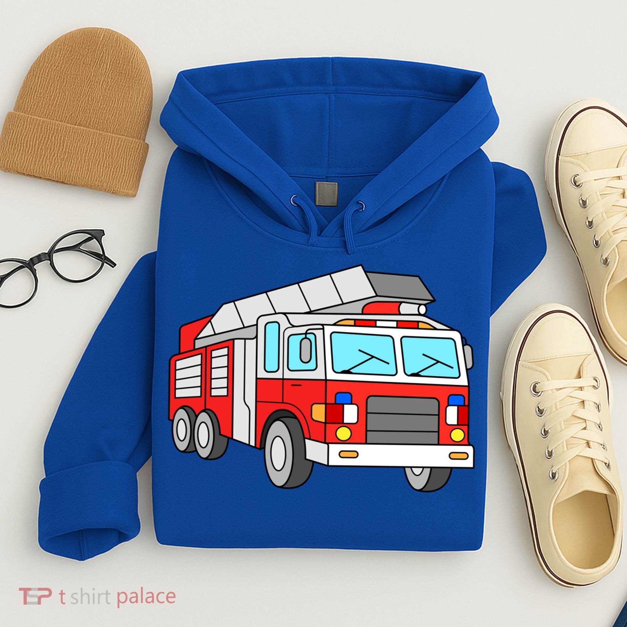 Cool Fire Engine Firetruck Firefighter Meaningful Gift Hoodie