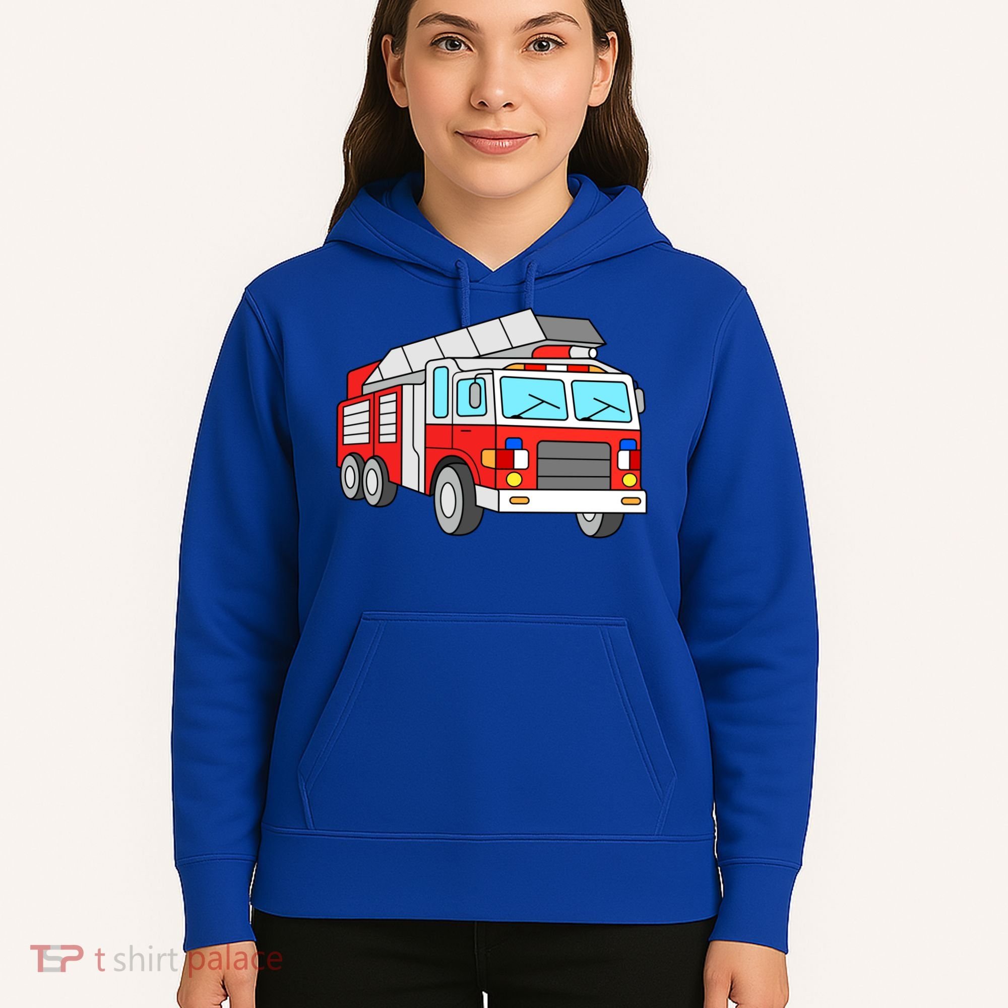 Cool Fire Engine Firetruck Firefighter Meaningful Gift Hoodie