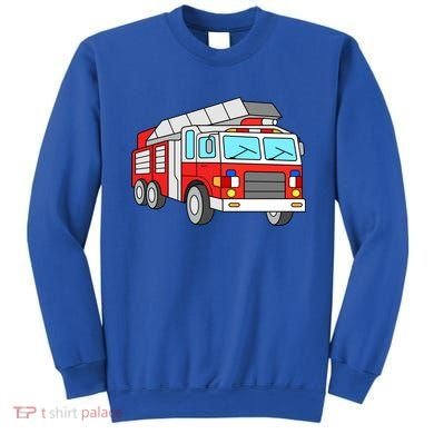 Cool Fire Engine Firetruck Firefighter Meaningful Gift Sweatshirt