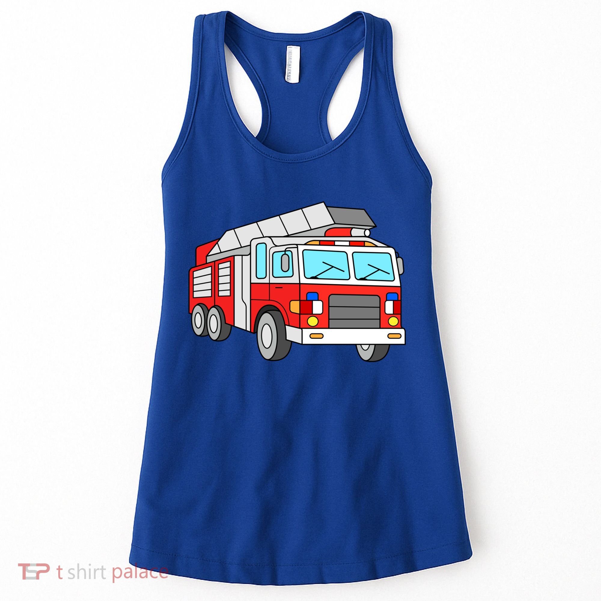 Cool Fire Engine Firetruck Firefighter Meaningful Gift Women's Tank Top