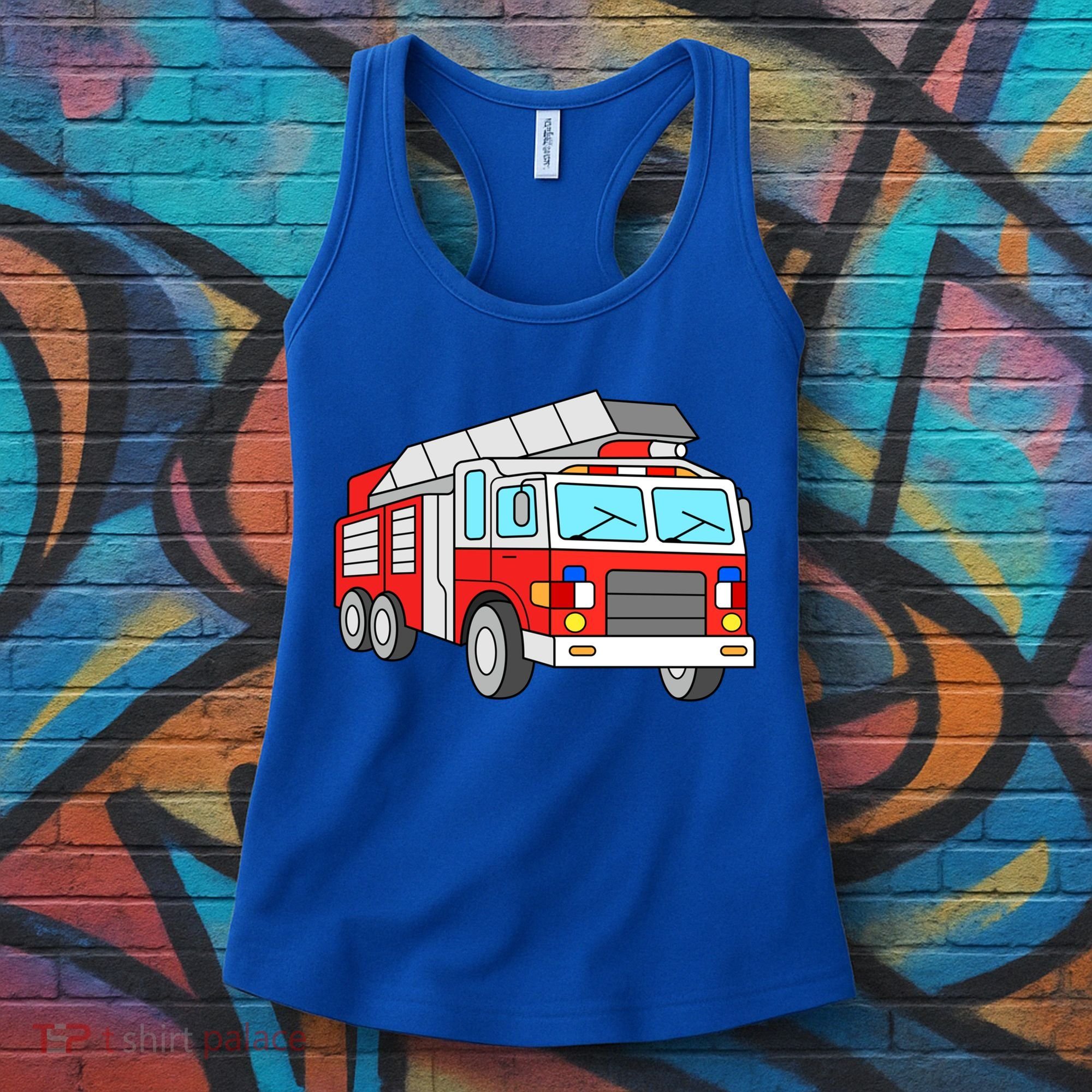 Cool Fire Engine Firetruck Firefighter Meaningful Gift Women's Tank Top