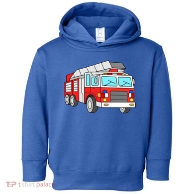 Cool Fire Engine Firetruck Firefighter Meaningful Gift Toddler Hoodie