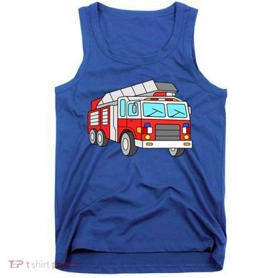 Cool Fire Engine Firetruck Firefighter Meaningful Gift Tank Top