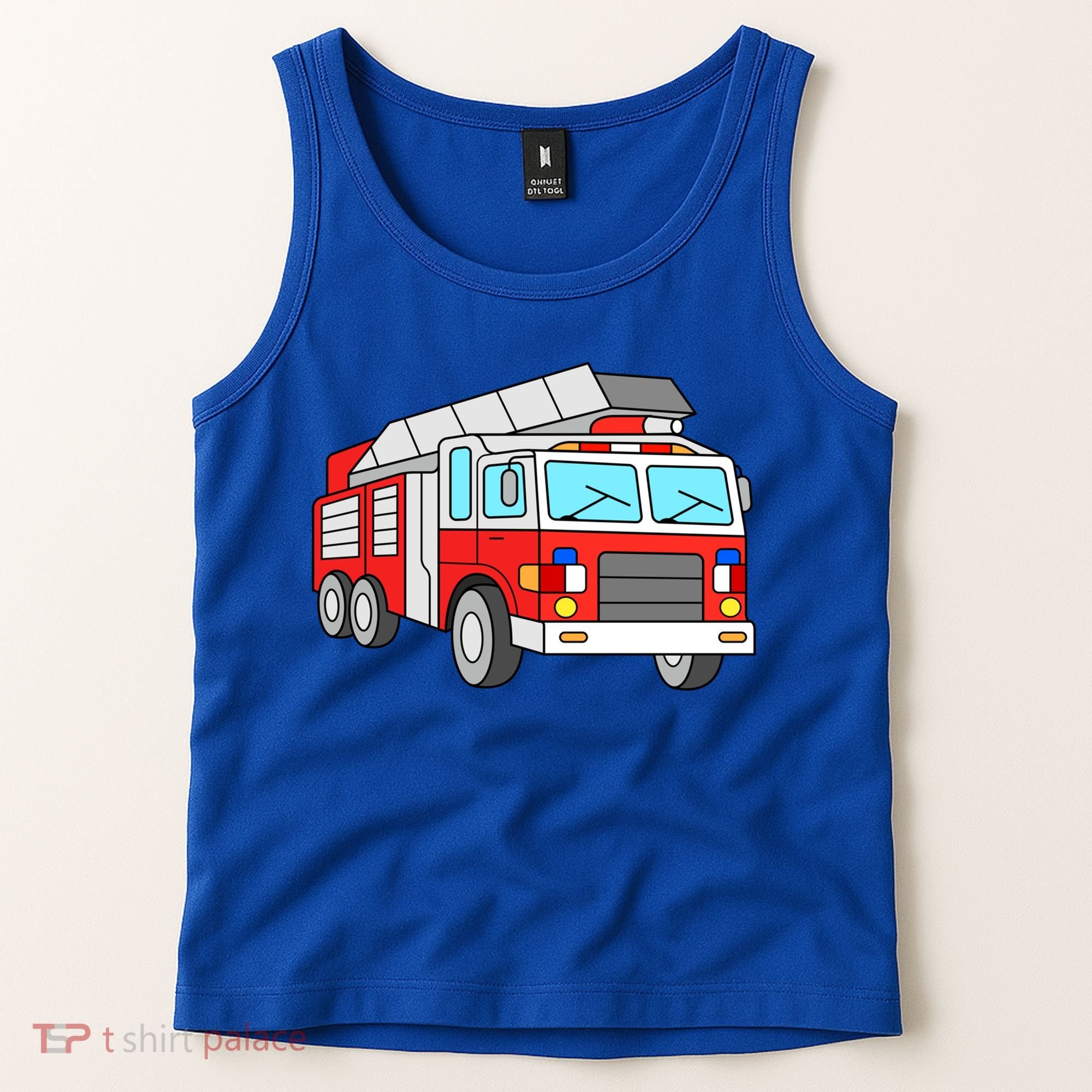 Cool Fire Engine Firetruck Firefighter Meaningful Gift Tank Top