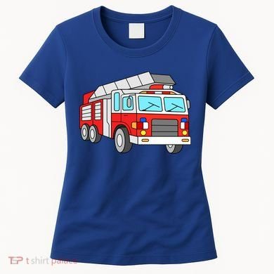 Cool Fire Engine Firetruck Firefighter Meaningful Gift Women's T-Shirt