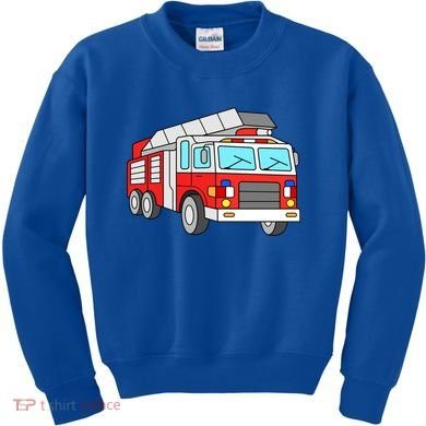 Cool Fire Engine Firetruck Firefighter Meaningful Gift Kids Sweatshirt