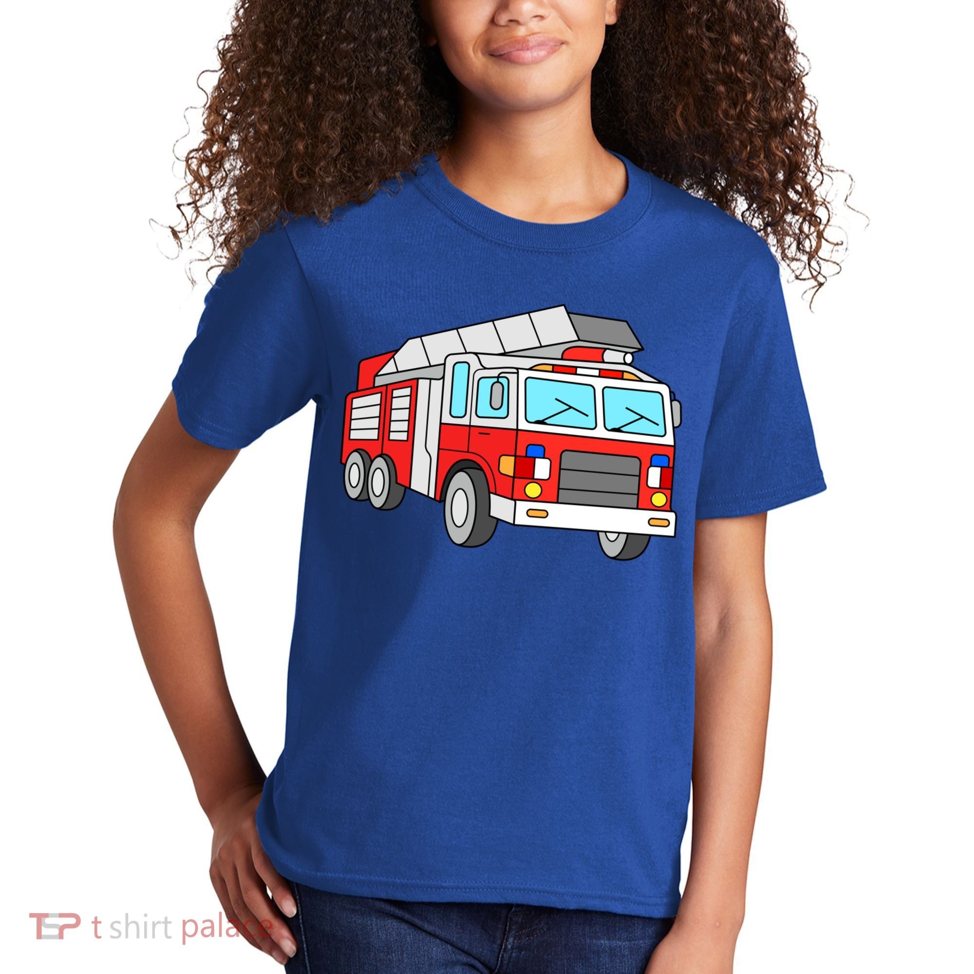 Cool Fire Engine Firetruck Firefighter Meaningful Gift Kids T-Shirt