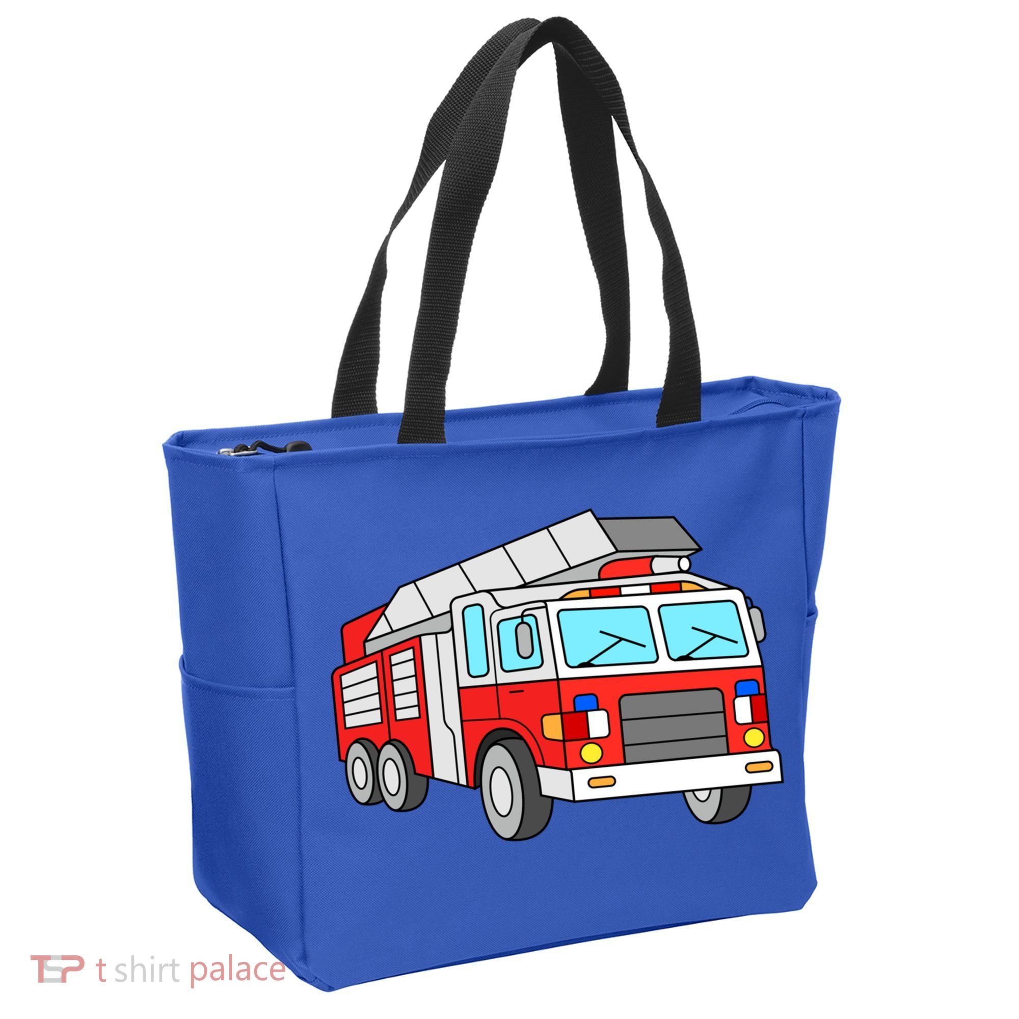 Cool Fire Engine Firetruck Firefighter Meaningful Gift Tote Bag