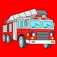 Cool Fire Engine Firetruck Firefighter Meaningful Gift Santa Hat thumb 1