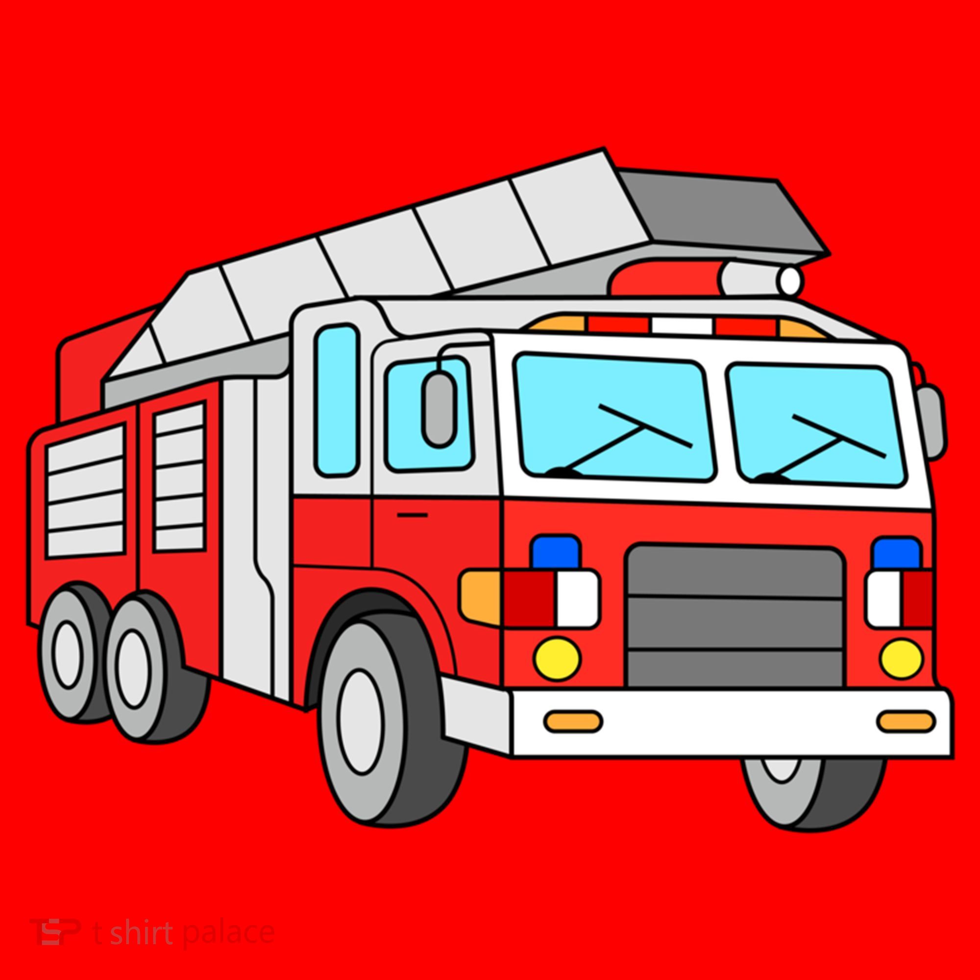 Cool Fire Engine Firetruck Firefighter Meaningful Gift Santa Hat