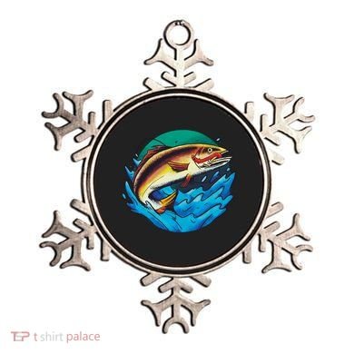 Catch Fish Eating Worm Funny Fishing Ornament
