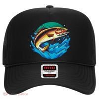 Catch Fish Eating Worm Funny Fishing Hat thumb 0