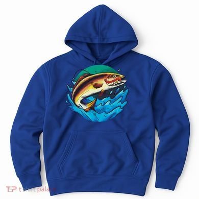 Catch Fish Eating Worm Funny Fishing Hoodie