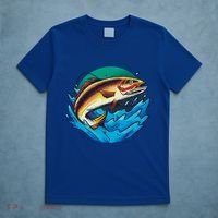 Catch Fish Eating Worm Funny Fishing T-Shirt thumb 5
