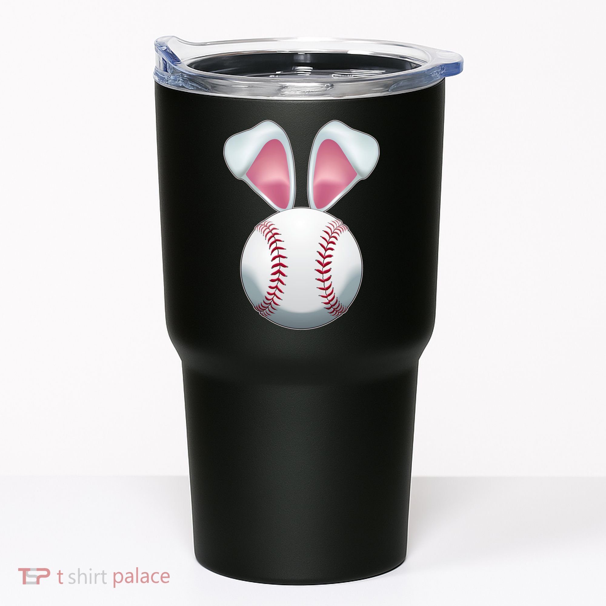 Cute Funny Easter Bunny Baseball Tumbler