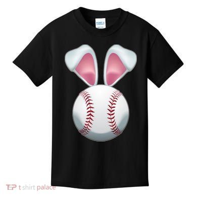 Cute Funny Easter Bunny Baseball Kids T-Shirt