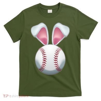 Cute Funny Easter Bunny Baseball T-Shirt