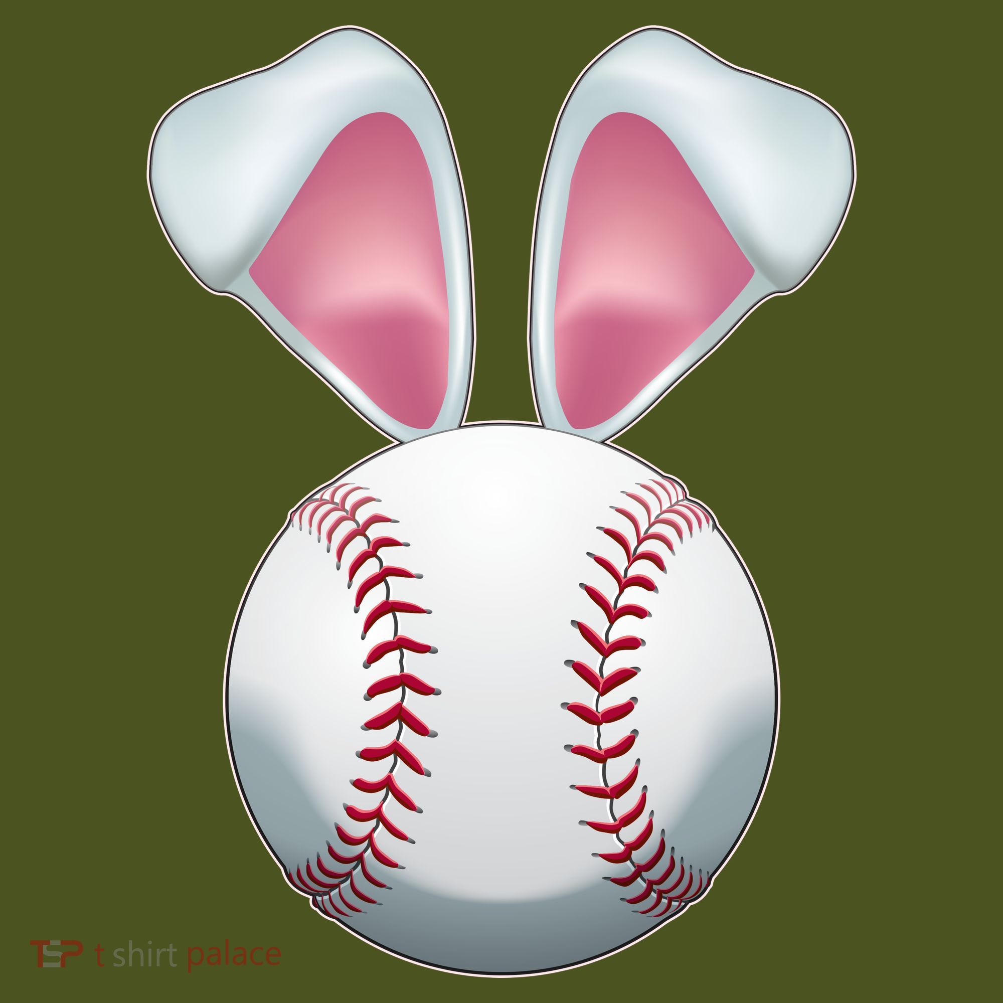 Cute Funny Easter Bunny Baseball Backpack