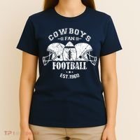 Cowboys Football Est 1960 Fan T-Shirt thumb 4