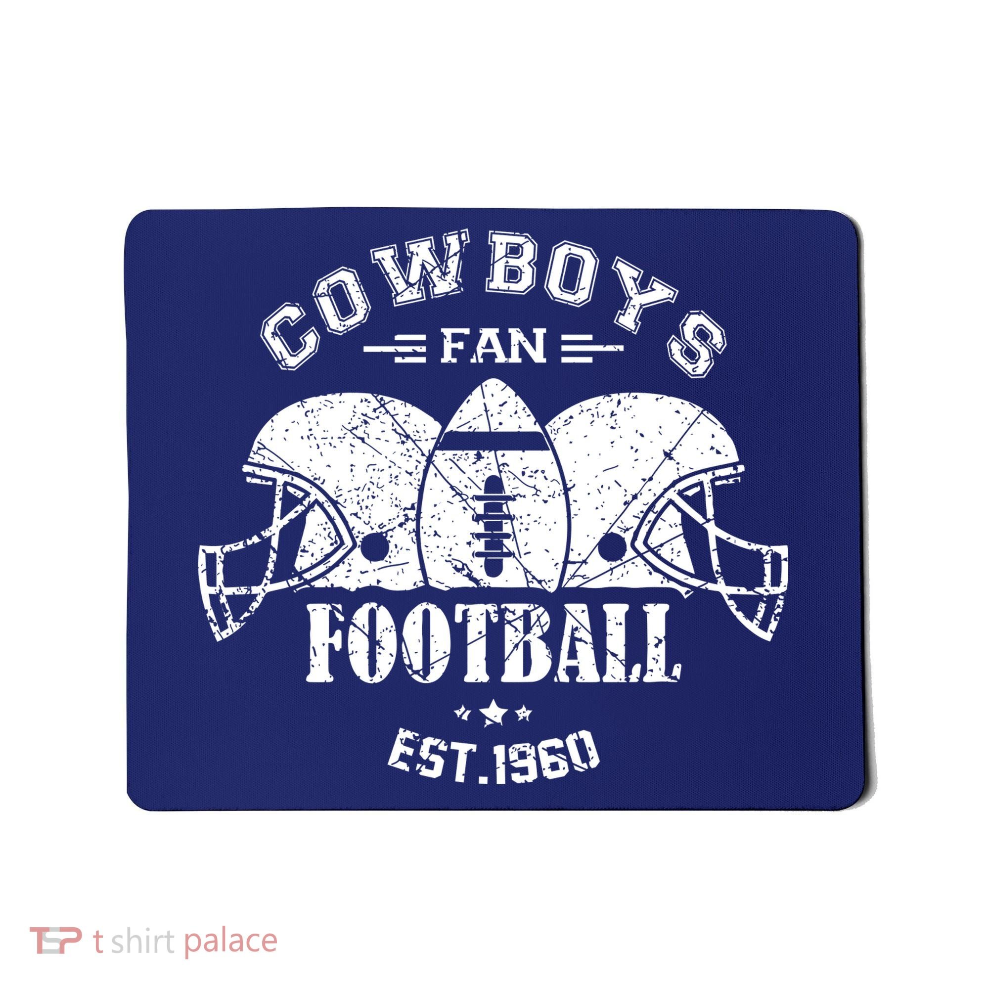 Cowboys Football Est 1960 Fan Mousepad