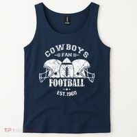 Cowboys Football Est 1960 Fan Tank Top thumb 2